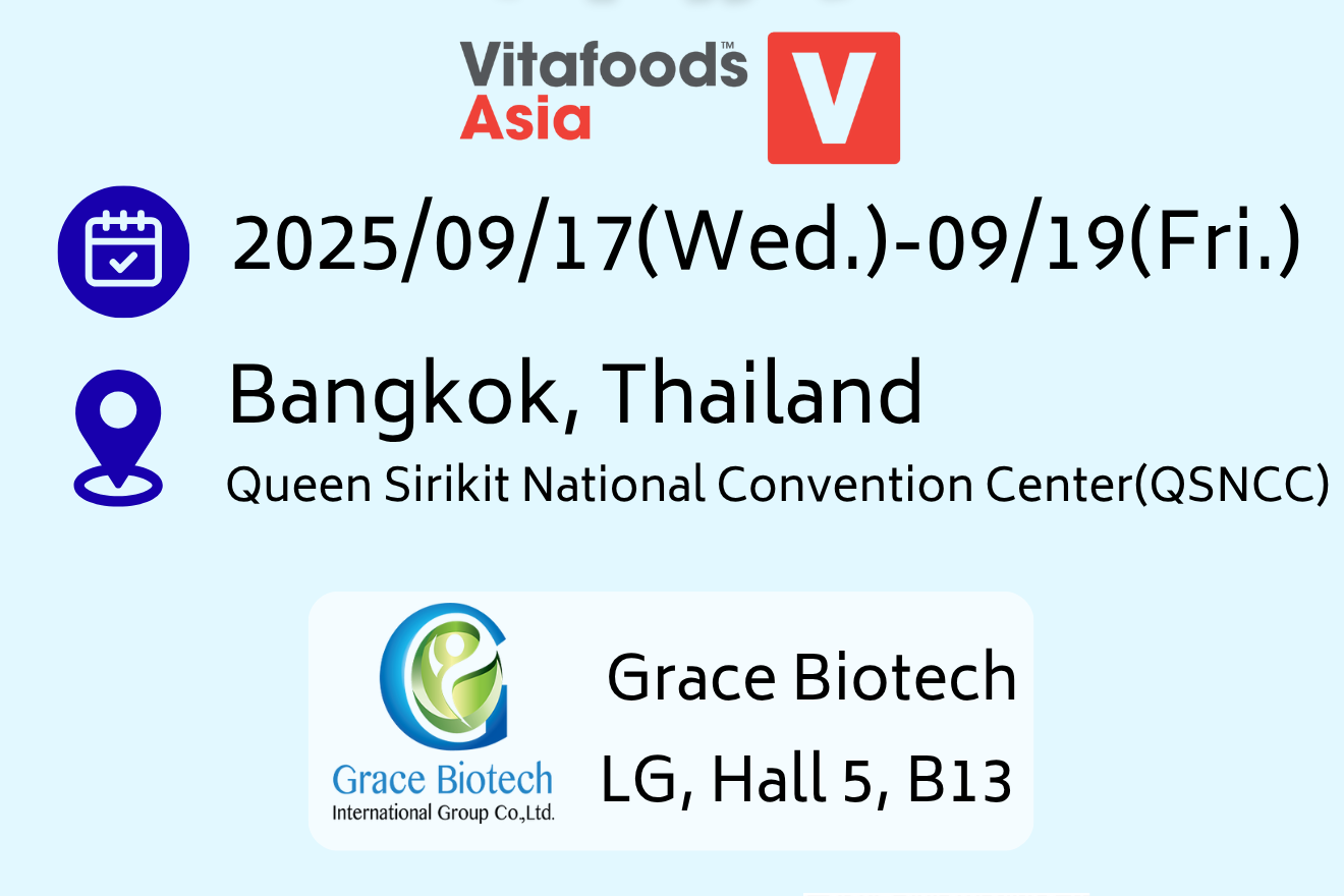 We sincerely invite you to visit us at Vitafoods Asia 2025